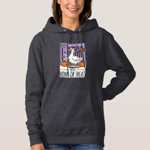 Camiseta Ganso de Bruxa do Honk ou Tratamento de Halloween
