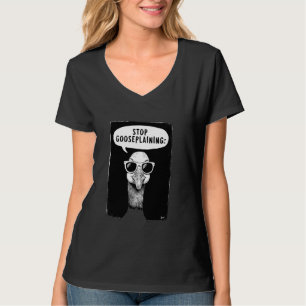 Camiseta Ganso de Punho Engraçado Amantes de Animais