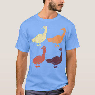 Camiseta Ganso do agricultor Fazenda Ganso-Amante de os ani
