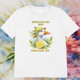Camiseta Ganso e limões, sarcástico, engraçado, chupa um li