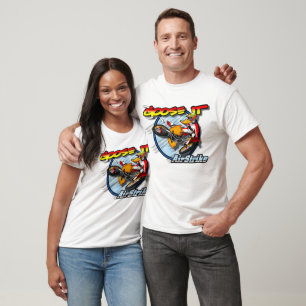Camiseta Ganso ele Capa longa T do ataque aéreo II