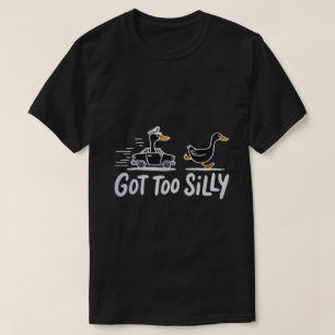 Camiseta Ganso Engraçado Demais Humor Policial Engraçado
