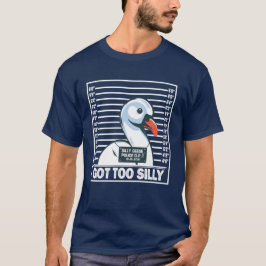 Camiseta Ganso engraçado ficou muito Bobo