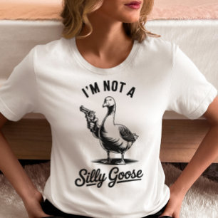 Camiseta Ganso Engraçado – Não Sou um Ganso Bobo Meme de Ar