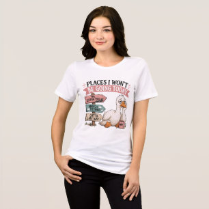 Camiseta Ganso Engraçado Sarcástico Cansado