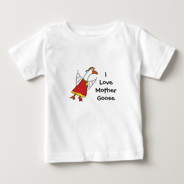 Camiseta ganso-mãe, ILoveMãe Ganso (Frente)