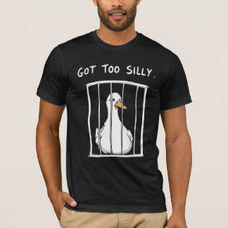 Camiseta Ganso Muito Bobo - Meme Engraçado de Pato