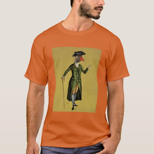 Camiseta Ganso na Regência Verde Casaco 3 (Frente)