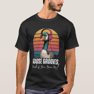 Camiseta Ganso Ouvindo Música Apoio Sensorial Autismo Vá
