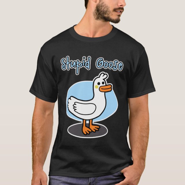 Camiseta Ganso para homens e mulheres (Frente)
