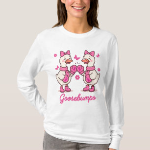 Camiseta Gansos de sensibilização para o Cancer da mama