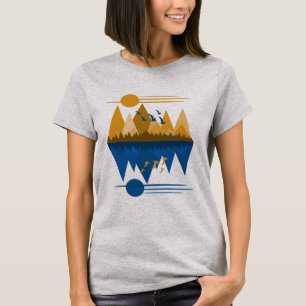 Camiseta Gansos em Voo