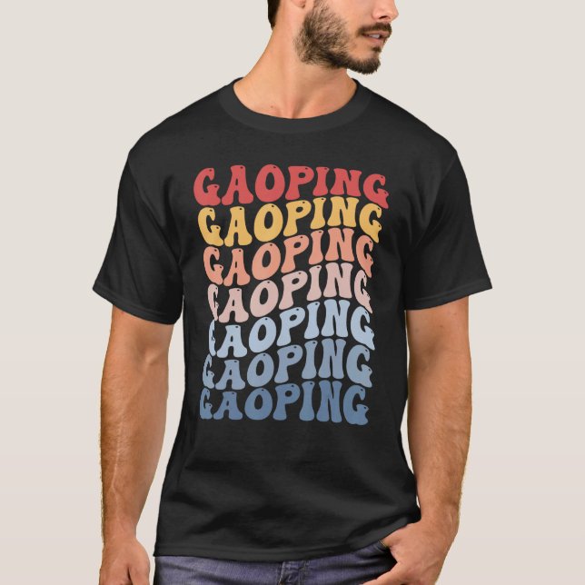 Camiseta Gaoping City Groovy Retro (Frente)