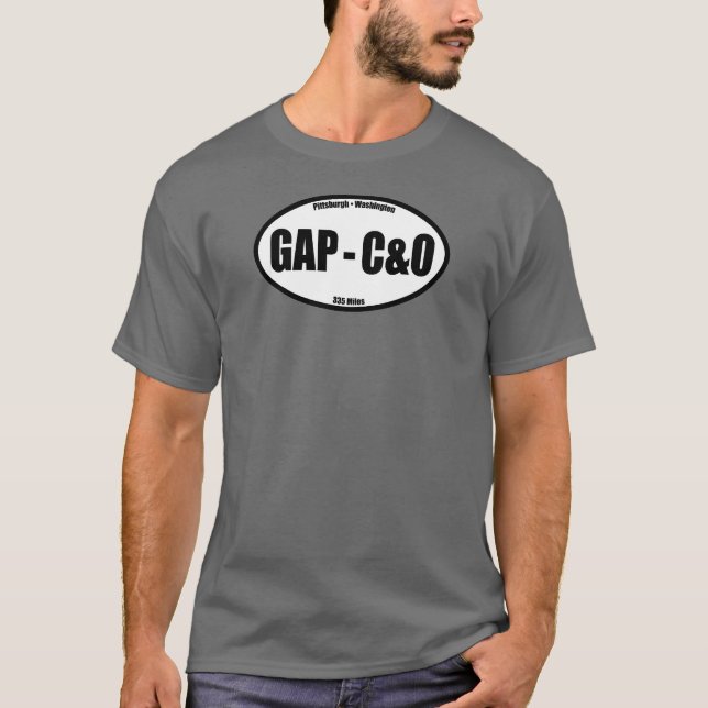 Camiseta GAP - Oval de Towpath C&O (Frente)
