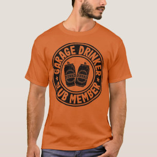 Camiseta Garage Drinker Club Member Day Bebendo Beer M