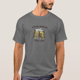 Camiseta Garage Drinkers Social Club - Bebendo O Dia Todo