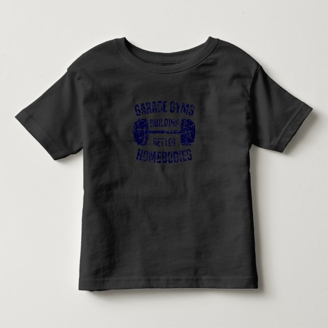 Camiseta Garage Gyms Construindo Melhores Casamentos Barbel (Frente)
