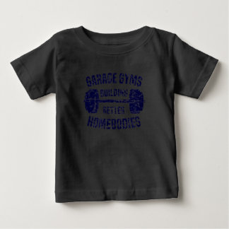 Camiseta Garage Gyms Construindo Melhores Casamentos Barbel