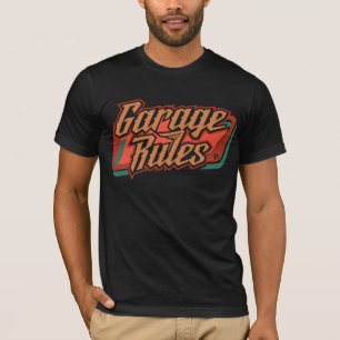 Camiseta Garage Rules Neon 80s 80