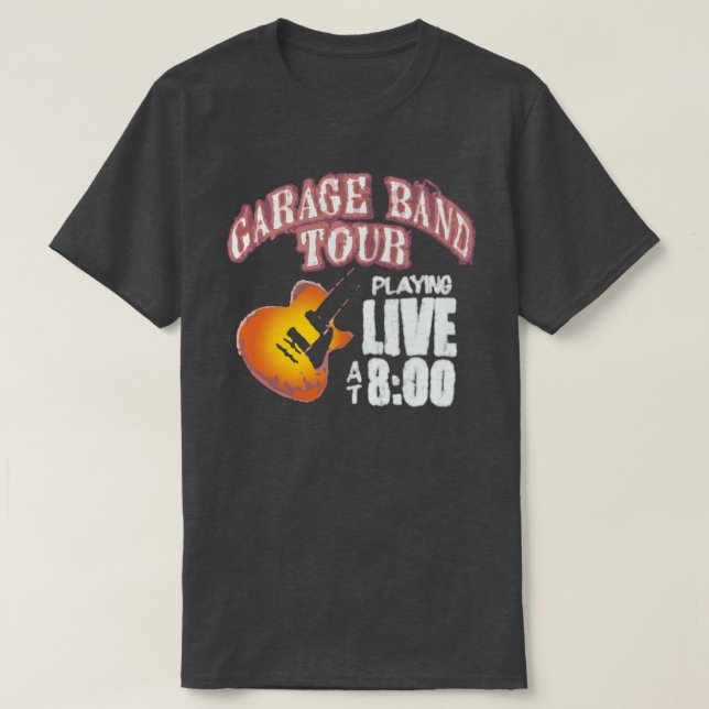 Camiseta GarageBand Tour (Frente do Design)