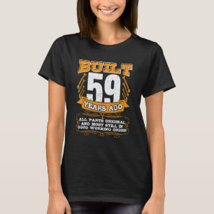 Camiseta Garagem Construída Há 59 Anos Todas as Peças Origi
