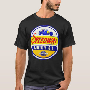 Camiseta Garagem da Bicicleta de Petróleo por Motores de Es