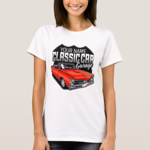Camiseta Garagem de Carro Clássico GTO 1966 Personalizada