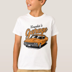 Camiseta Garagem de Carro de Músculo Clássico 396 Personali