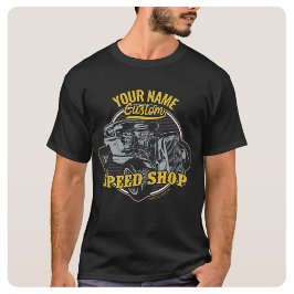 Camiseta Garagem de Corrida Compre Personalizada de Velocid