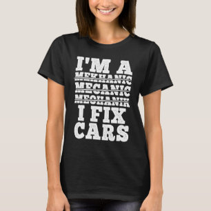 Camiseta Garagem de Ferramentas Mecânicas De Reparação De C