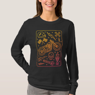 Camiseta Garagem de Motocicleta Personalizada 1