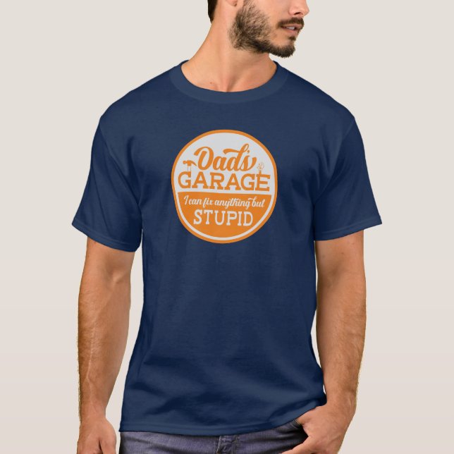 Camiseta Garagem de Pai engraçada (Frente)