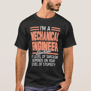 Camiseta Garagem Eu Sou Um Estudante De Engenharia Mecânica