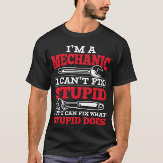 Camiseta Garagem Eu Sou Um Mecânico Não Posso Consertar Cam