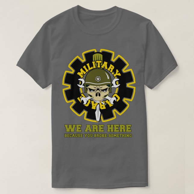 Camiseta Garagem Militar (Frente do Design)
