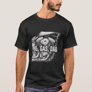 Camiseta Garagem Moto Papai Piloto Motoqueiro Presente Pai