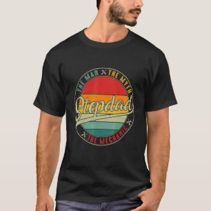 Camiseta Garagem O Homem O Mito Mecânico Padrasto Vintage