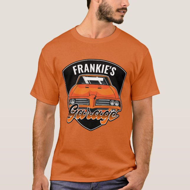 Camiseta Garagem Personalizada De 1969 Ram Air 400 (Frente)