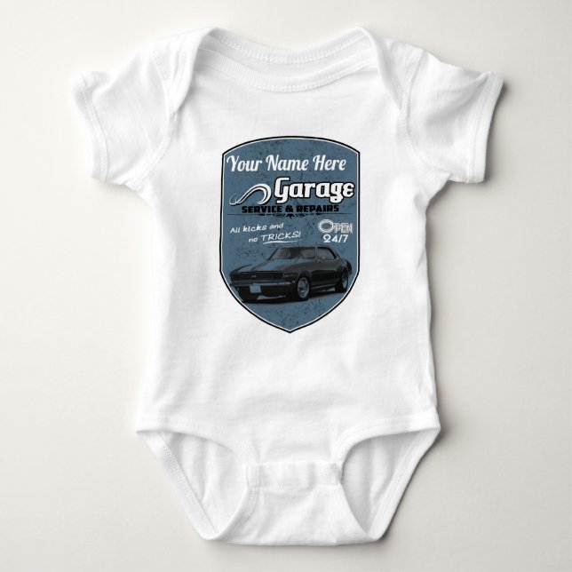 Camiseta Garagem personalizada de Camaro (Frente)
