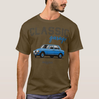 Camiseta Garagem W123 azul 1