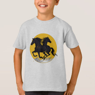 Camiseta Garanhão Elétrico – Cavalo Escuro da Tempestade