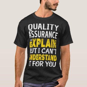 Camiseta Garantia de Qualidade Engraçado Testador de Garant