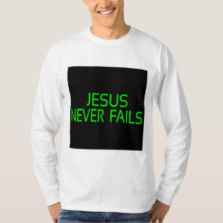 Camiseta "Garantia divina: Jesus nunca falha"