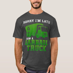 Camiseta Garbage Smiling Truck Dirty Cans Recycling Day Dus