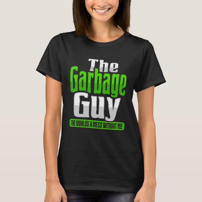 Camiseta Garbage Truck Costume for a Garbage Guy (Frente)