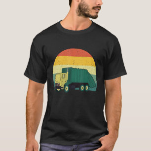 Camiseta Garbage Truck Mulheres do Caminhão Homens Crianças