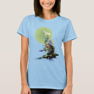 CAMISETA GARÇA BRANCA SERENIDADE LAGO DE PEIXES KOI