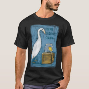 Camiseta Garça Encantadora e Peixe