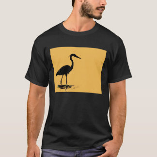 Camiseta Garça-real - obscuridade adulta