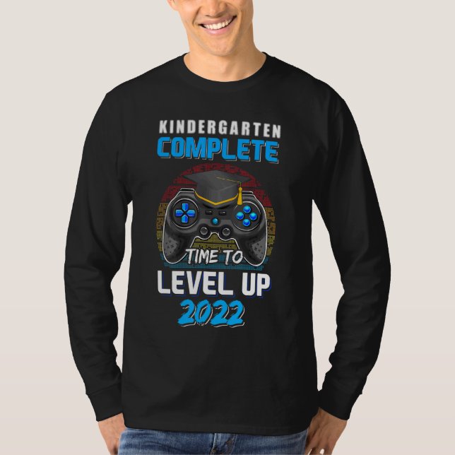 Camiseta Garçom do infantário - Grau Complete 2022 Video Ga (Frente)